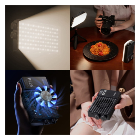 Ulanzi PL25 (L156) - kieszonkowy panel LED Bi-Color - przykład użycia
